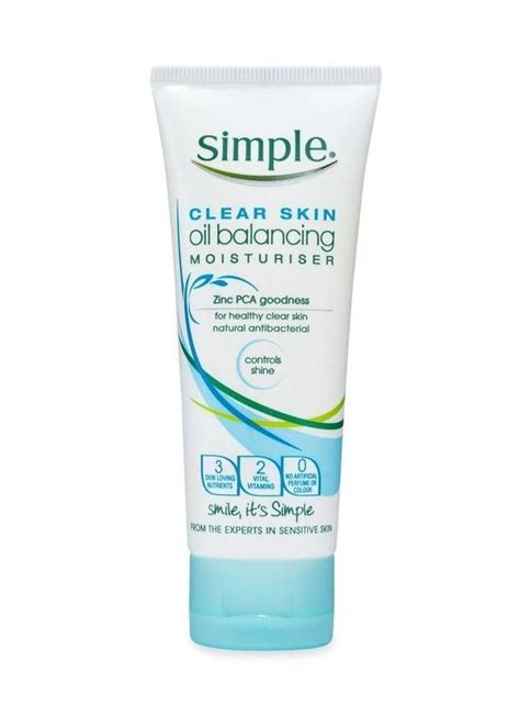 Preferred use on for body only. Simple Clear Skin Oil Balancing Moisturizer - Review ...