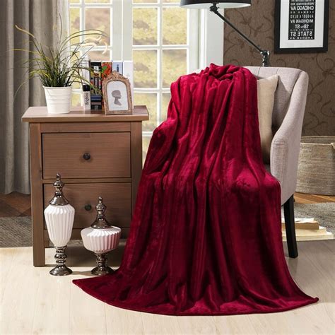 Shop Hs Velvet Plush Home Fleece Throw Blanket 50 Inches X 60 Inches