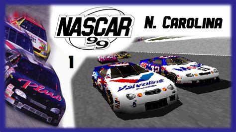 Nascar 99 Ps1 1 North Carolina Championship Youtube