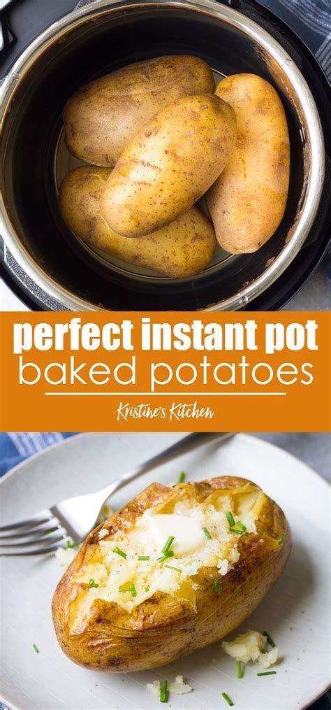 The types of potatoes that you use when cooking potatoes makes a difference in the final product. Perfect Instant Pot Baked Potatoes | Healthy instant pot ...