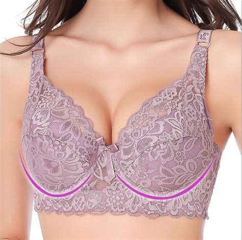 2018 selling hot foreign trade ultra thin lace sexy thin cotton cup plump big push up bra