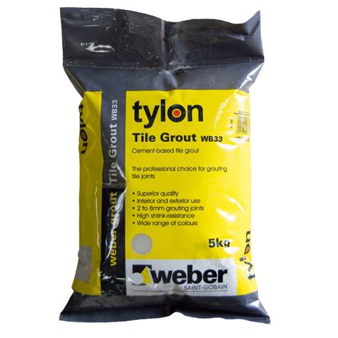 The grey grout is then bleeding into it slightly and looking a bit messy on the cut tiles. Tylon Tile Grout Light Grey 5KG - Dadas Tile World