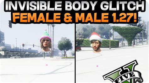 Gta V Online 127 Invisible Body Female And Male Outfit Glitch