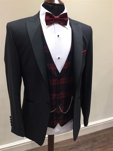 Slim Fit Dinner Suit Dinner Jacket Tux Black Tie Wedding Tartan
