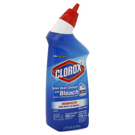 Scores for similar cleaners ranged from a to f. Clorox Toilet Bowl Cleaner, with Bleach, Rain Clean, 24 fl ...