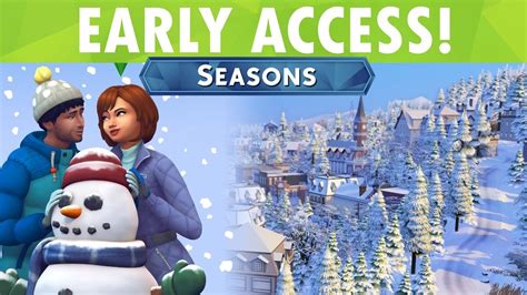Playing The Sims 4 Seasons Early Access Youtube