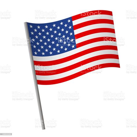 Ilustración De Icono De La Bandera De Estados Unidos Y Más Vectores