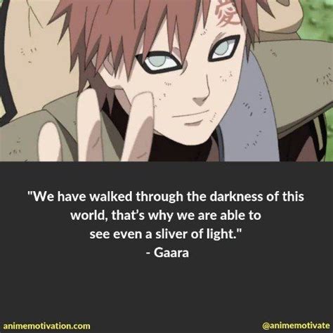 Gaara Quotes Naruto Quotes Anime Quotes Inspirational