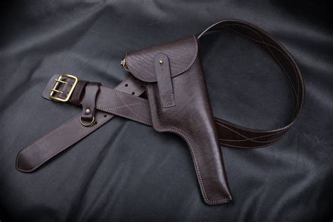 Mauser C96 Leather Flap Holster Сustom Made Unique Design Etsy