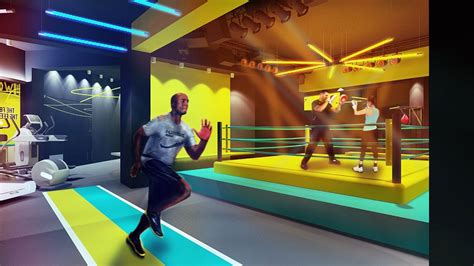 Fitbox L Gym On Behance Gym Interior Gym Boxing Gym