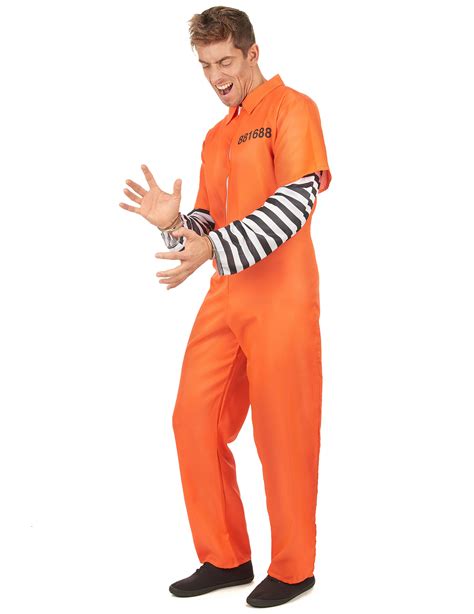 Costume Prigioniero Arancione Per Adulto Vegaooparty