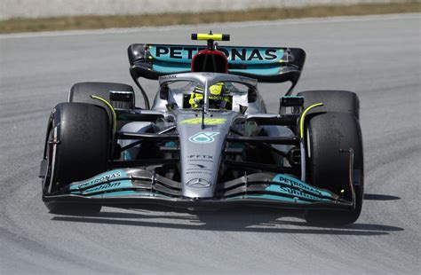 F Fans Cautiously Celebrate George Russell Lewis Hamilton As Spanish Gp Upgrades Hint At