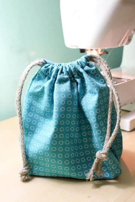 17 Easy Drawstring Bag Patterns To Sew In One Hour Or Less Ideal Me