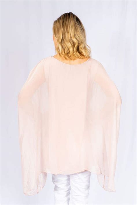 1029bp Allegra Baby Pink Batwing Silk 4490 5 The Italian Closet