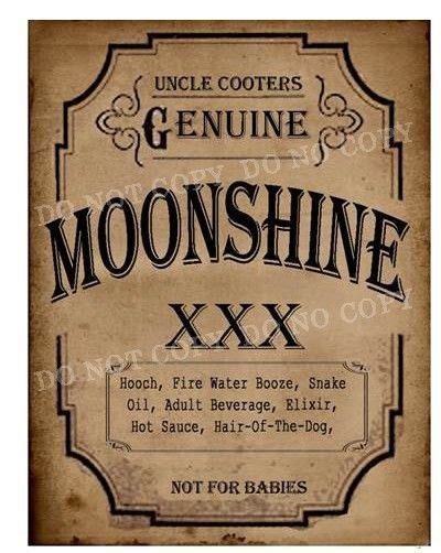 Free Printable Moonshine Labels Printable Templates