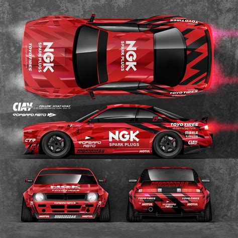 Red Ngk Racing Car Livery We Collect And Generate Ideas Ufxdk