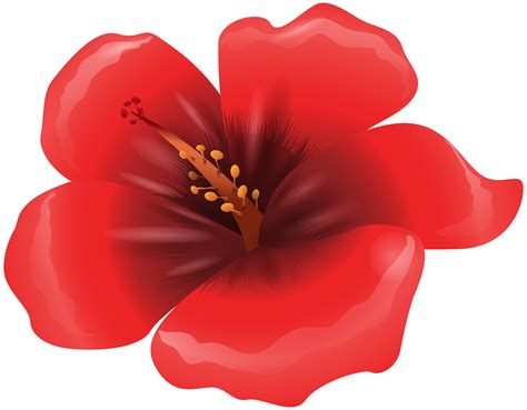·100% editable and easy to modify. Red Flower-png - ClipArt Best
