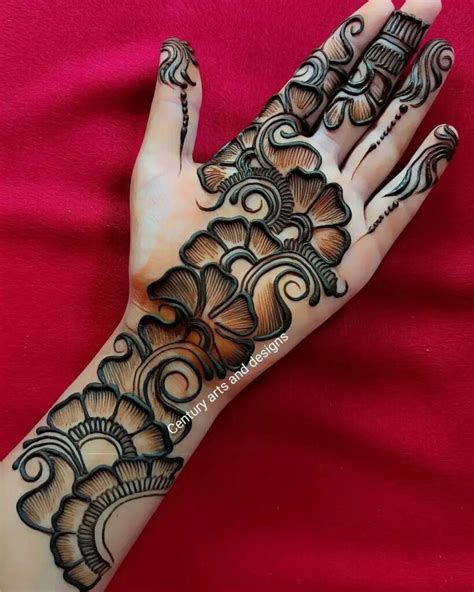 Simple New Style Half Hand Mehndi Design Front Hand Mehndi Designs Hot Sex Picture