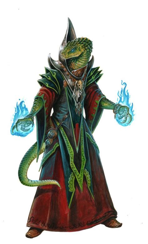 Lizardfolk Character Art Dungeons And Dragons Characters Dungeons