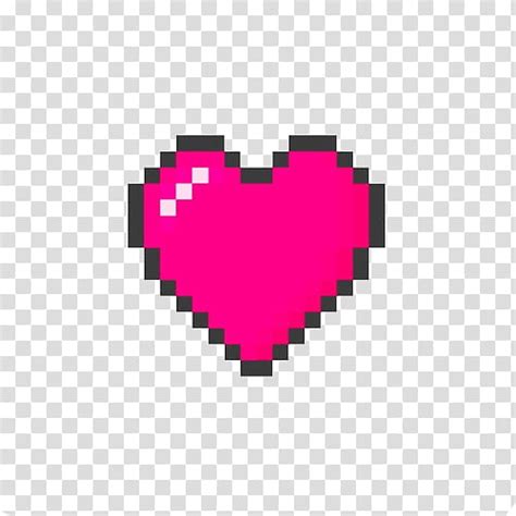 OO KAWAII PIXEL Pink Heart Transparent Background PNG Clipart HiClipart