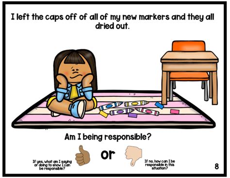 Social Emotional Learning Lesson On Being Responsible Annies Classroom