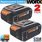 Worx Wa3578 Battery Pack User Guide