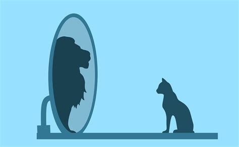 Download Cat Mirror Lion Royalty Free Vector Graphic Pixabay