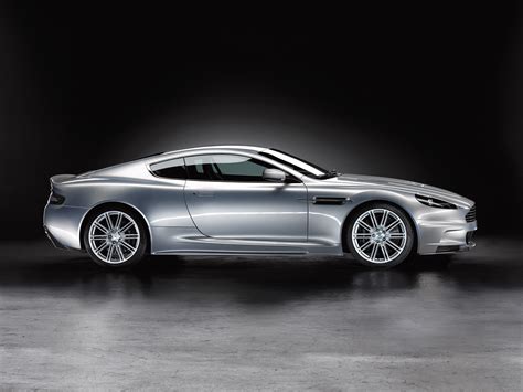 Aston Martin Dbs 2008 Metallic Gray Side View Auto Wallpaper