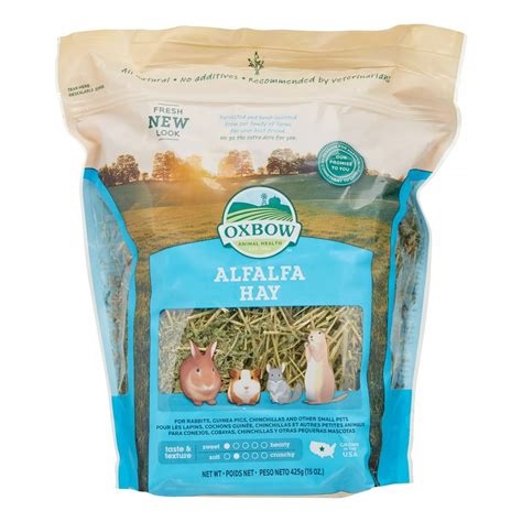 Oxbow Alfalfa Hay Dry Small Animal Food 15 Oz