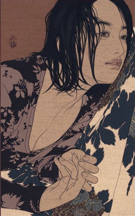 Painting Of Hiromi By Ikenaga Yasunari Japanese Bijinga