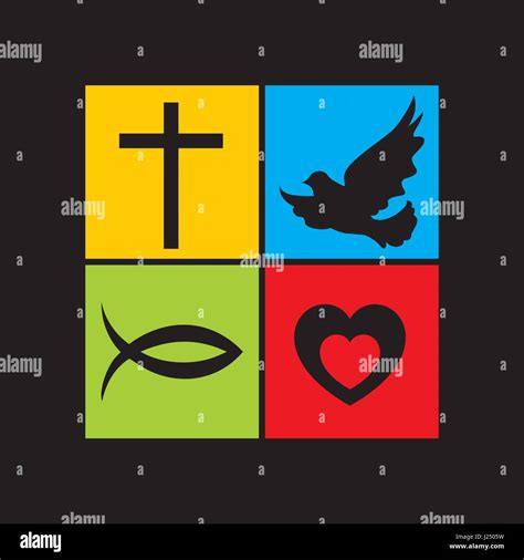 Symbols Of Faith Hope And Love
