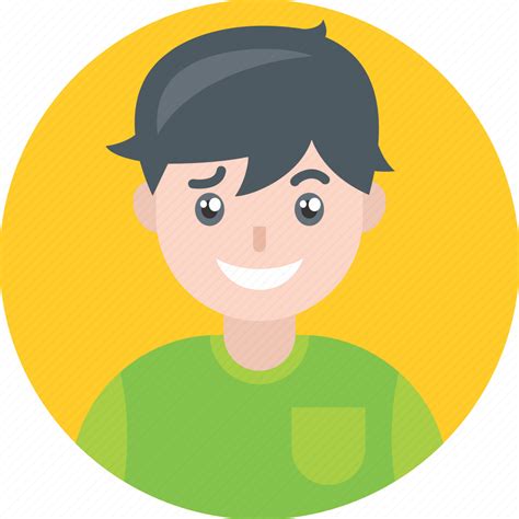 Avatar Boy Happy Kid Male Smile Yellow Icon Download On Iconfinder