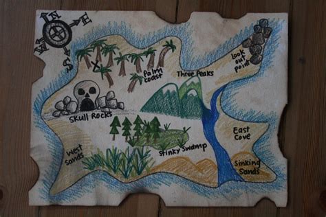 Diy Pirate Map And Treasure Hunt Games The Imagination Tree Pirate