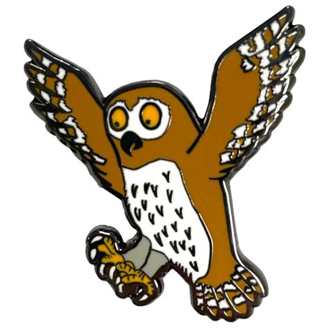 Owl Character Pin Badge Gruffalo