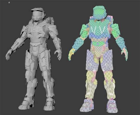 Halo Master Chief Model — Polycount