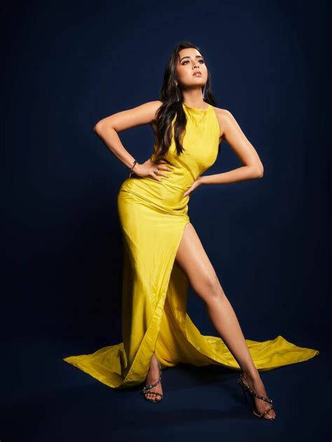 Tejasswi Prakash Looks Stunning In Thigh High Slit Dress Daily