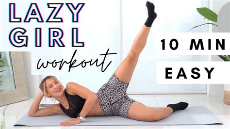Lazy Girl Workout No Jumping No Excuses Full Body Youtube