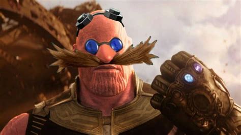 Man This Dr Eggman Has A Lot Of Muscle This Sonic Movies Gonna Be