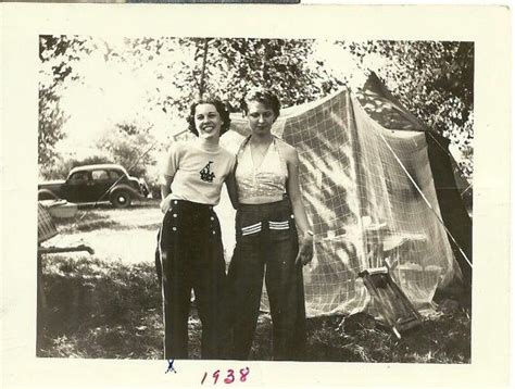 Camping Lesbians Vintage Lesbian Lesbian Love Lesbian Art Vintage