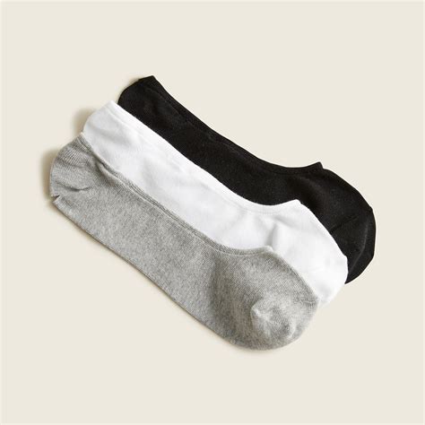 Jcrew No Show Socks Three Pack For Men