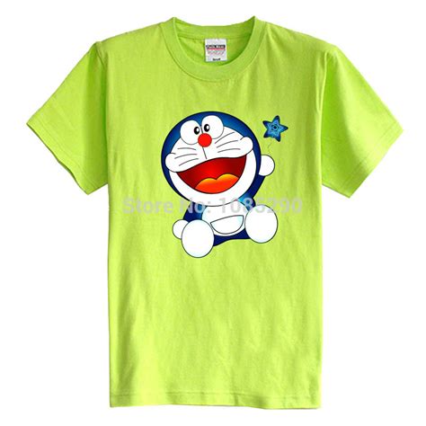 Doraemon Free Shipping 2014 New Sale Japanese Anime Doraemon T Shirt