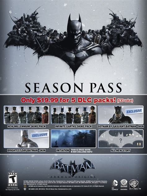 Here you can find out why the most dangerous criminals in the city are not held in prison, but in a psychiatric hospital. Season pass for Batman: Arkham Origins announced