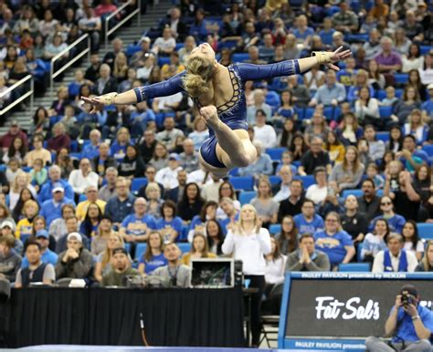 Ucla Gymnastics Notches Season High Score In Front Of Record Crowd