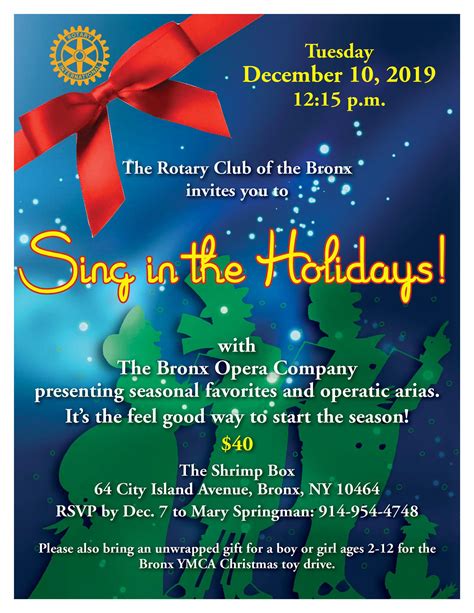 Holiday Party at Bronx Rotary | Rotary Club of Bronx