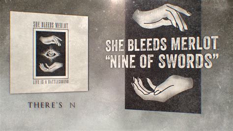 She Bleeds Merlot Nine Of Swords Official Lyric Video Youtube
