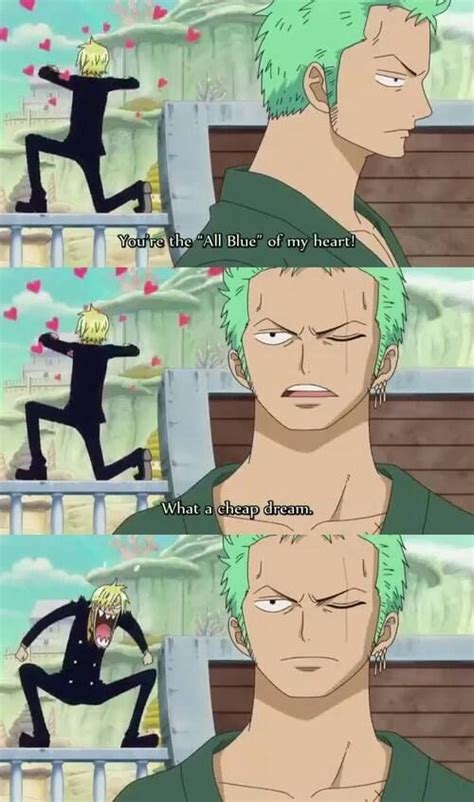 You Know In A Serious Level Zoro Would Actually Be Really Mad At Sanji