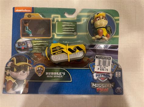 Paw Patrol Mission Paw Rubbles Mini Miner On Carousell