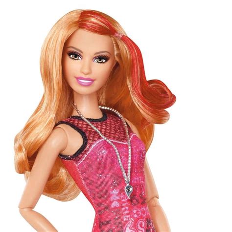Gorgeous Barbie Fashionistas Summer Doll With Red Streaked Hair ~ New In Box ~ Fashionista