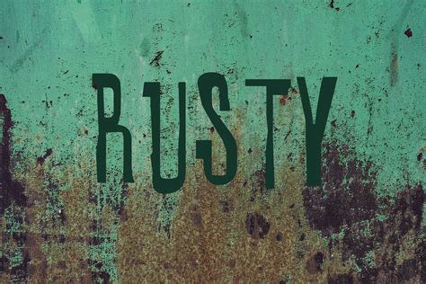 Rusty Font By Denestudios Creative Fabrica
