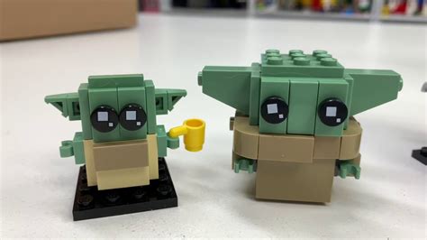 Lego Baby Yoda Brickheadz 75317 Mandalorian And The Child 2 Pack